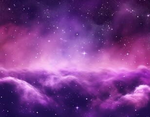 Wall Mural - abstract starlight and pink and purple clouds stardust blink background presentation star concept magazine powerpoint website marketing