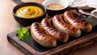 © Cleveland - grilled bratwurst sausages with mustard