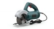 © NIA - Electric circular saw on white background