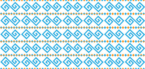 seamless geometric pattern vector with retro style for fabric and wallpaper design