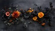 © RABBI - Dark Floral Arrangement Halloween Autumn Flowers