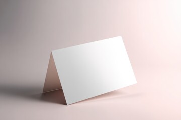 Wall Mural - Custom card mockup with clear blank area to display your branding or company logo.