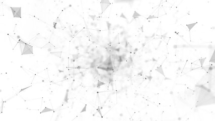 Flow of cryptocurrency data along security protect cannale. Strong protekt system of digital information. Network connection structure in blockchain. 3D rendering.