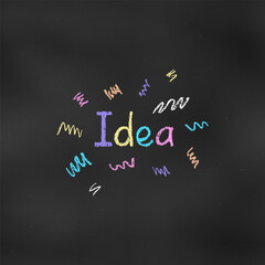 Wall Mural - Cute Design Colorful Composition of Word 