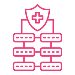 Wall Mural - data protection icon