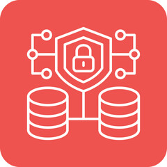 Wall Mural - Cyber security Icon