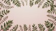 © Aitfatoul - Eucalyptus leaves and branches on pastel pink background. succursale, lumineux, composition, concept, créatif,
