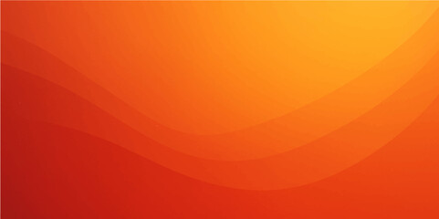 Wall Mural - Vibrant orange and red gradient background with abstract fiery wave patterns

