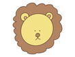 © leebatang - 귀여운 사자 얼굴을 그린 만화 캐릭터