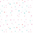 © amna - Hand drawn pastel seamless pattern for children's design. Polka dots colorful.