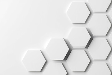 white hexagon tile design abstract background geometric pattern texture