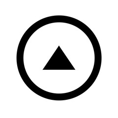 circular triangle pattern icon vector illustration