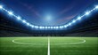 © MST BEGOM - Dramatic Night Football Stadium Under Spotlight