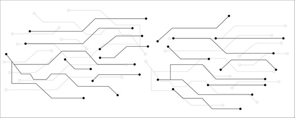 Wall Mural - grey, white abstract technology background, vector abstract technology on white background.