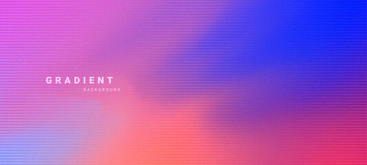 Wall Mural - abstract gradient background with vibrant color blend and line texture