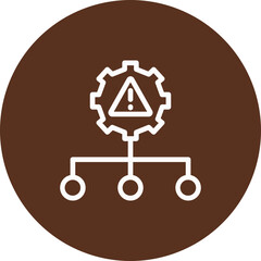 Wall Mural - Reorganize Vector Line Icon Design