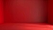 © march2 - Vivid red room interior with soft lighting showcasing a modern, minimalist and clean design, perfect for presentations or product displays.