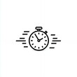 © Igor Craft - A clock is shown with the hands on the number 12 and the number 6. The clock is moving quickly
