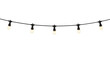 © PNG Lab - Outdoor hanging string lights, isolated on transparent background