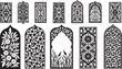 © Zalema - Set of Islamic lasercut pattern design