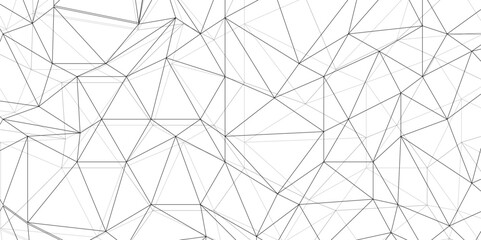 Abstract of simple gray line triangle pattern geometric background. Seamless geometric polygonal repeatable pattern swatch background, Trendy design vector background for web backdrop orpaper print.
