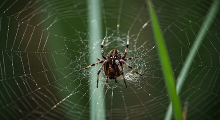 Spider in Web Nature Macro.