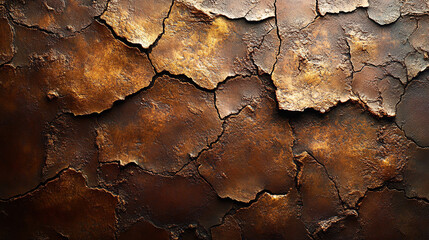 Detailed bark texture for background or nature design projects, warm brown tones in a unique pattern