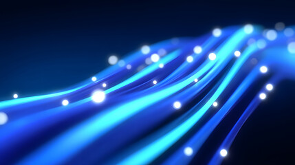 Abstract tech light particle background