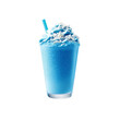 © Veroruan - Refreshing Blue Coconut Cream Smoothie in Glass