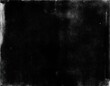 © Raisa - Realistic paper photocopy scan texture. Grunge rough distressed noise grain overlay. Black dark photocopy wallpaper background. Retro rough design pattern. Distressed surface. Toner machine print.