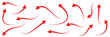 © Micro  Vector Market - Black arrows set. Curved arrows. Arrow sign. Vector  illustration EPS 20 .