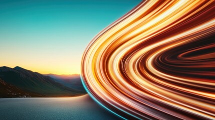 a dynamic abstract artwork showcasing vibrant colors flowing gracefully across the canvas, represent