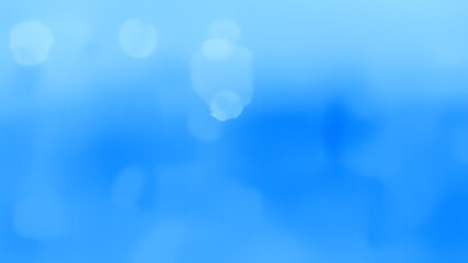 Canvas Print - watercolor blue background with soft blurred shapes and light blue bokeh effect abstract design