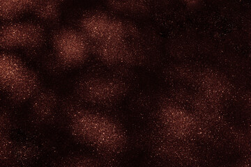 Wall Mural - Red brown galaxy space glitter background. Starry night sky. Photo can be used for Christmas, New Year and all celebrations background concepts.