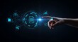 © Jahanara - Digital data security concept depicting data protection cloud services and online privacy