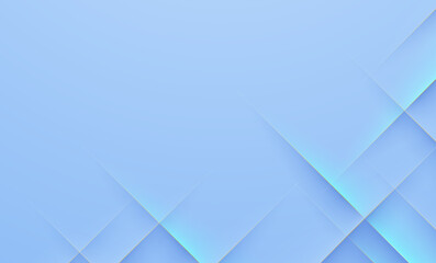 Sticker - abstract blue background with lines and origami style design