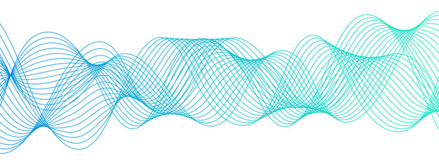 Wall Mural - abstract digital background with flowing waveforms curved lines. modern, fluid, and dynamic, evoking