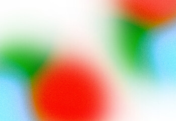 Wall Mural - warm green red blue colors gradient shape cutout on transparent background. abstract multicolored gr