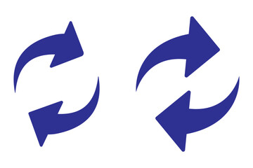 Canvas Print - swap icon vector. switch icon. swap icon with two arrows. exchange arrow icons. two arrows in opposi