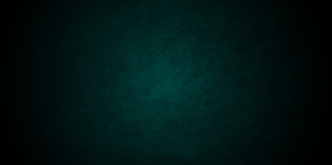Wall Mural - Dark green background with grunge backdrop texture, watercolor smooth painted green background, bright ink and watercolor textures on black paper background.	

