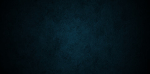 Wall Mural - 	
Dark Blue background with grunge backdrop texture, watercolor painted mottled blue background, colorful bright ink and watercolor textures on black paper background.