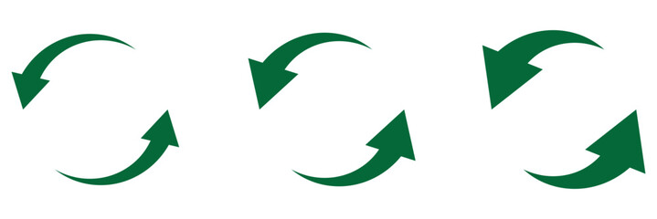 Wall Mural - Refresh arrow symbol reload sync rotate exchange