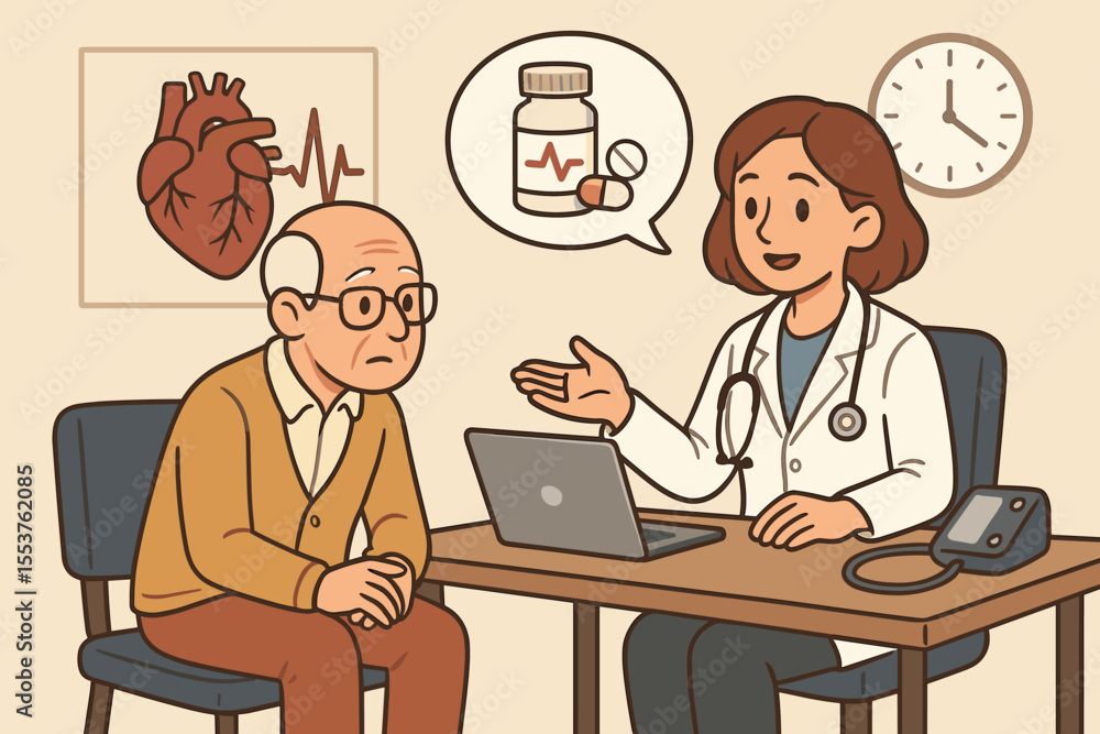 의사와 환자가 상담하는 장면