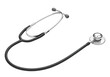 © PRO - The Listening Instrument A Monochrome Stethoscope isolated on transparent background