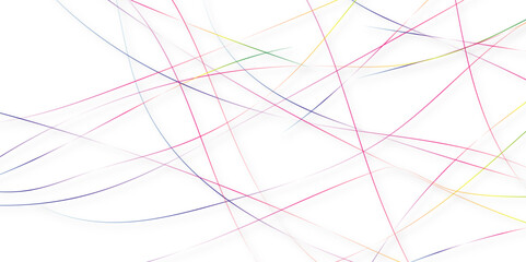 Wall Mural - abstract luxury geometric random chaotic lines with many and triangles shape background. network tec
