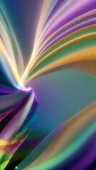 Wall Mural - Folding Geometry Arc Light Unfolding