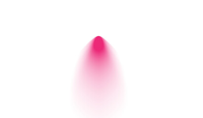 Wall Mural - pink light flash standing upright on white background with clean and minimal look