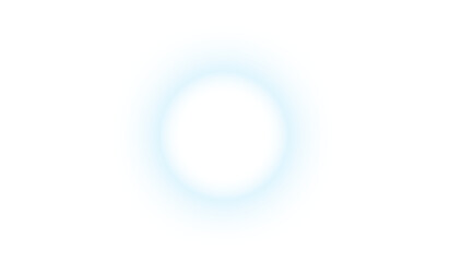 Wall Mural - sky Round glowing circle Shiny 3D sphere with round abstract design and metallic look on blank background