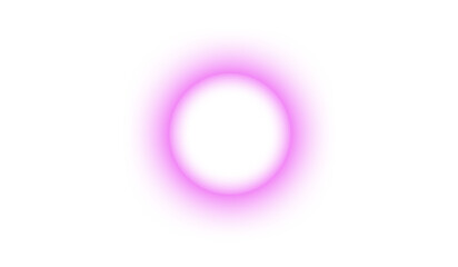 Wall Mural - pink Round glowing circle Shiny 3D sphere with round abstract design and metallic look on blank background