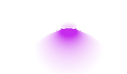 Wall Mural - purple  light flash standing upright on white background with clean and minimal look